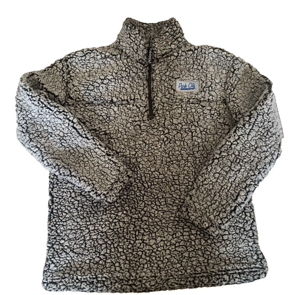 Park City Boxercraft Sherpa Pullover Womens Small 1/4 Zip Soft Fuzzy Sweatshirt - Picture 4 of 13